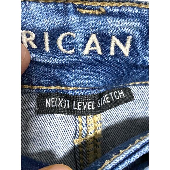 American Eagle Jegging Jeans Womens 0R Next Level Stretch Distressed Destroyed - Picture 7 of 10